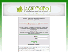 Tablet Screenshot of agrifondo.enpaia.it